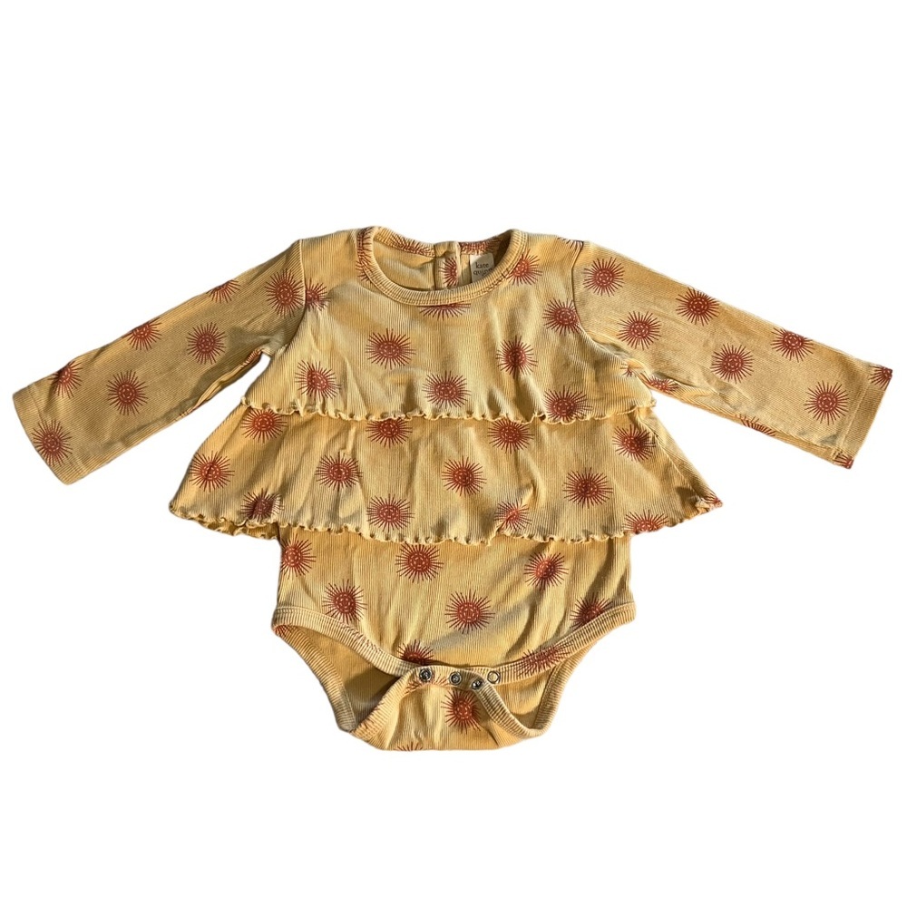 kate quinn sun double ruffle bodysuit